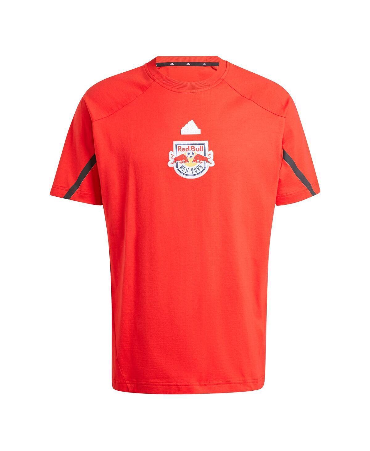 Mens adidas Red New York Red Bulls 2024 Travel Raglan T-shirt Product Image