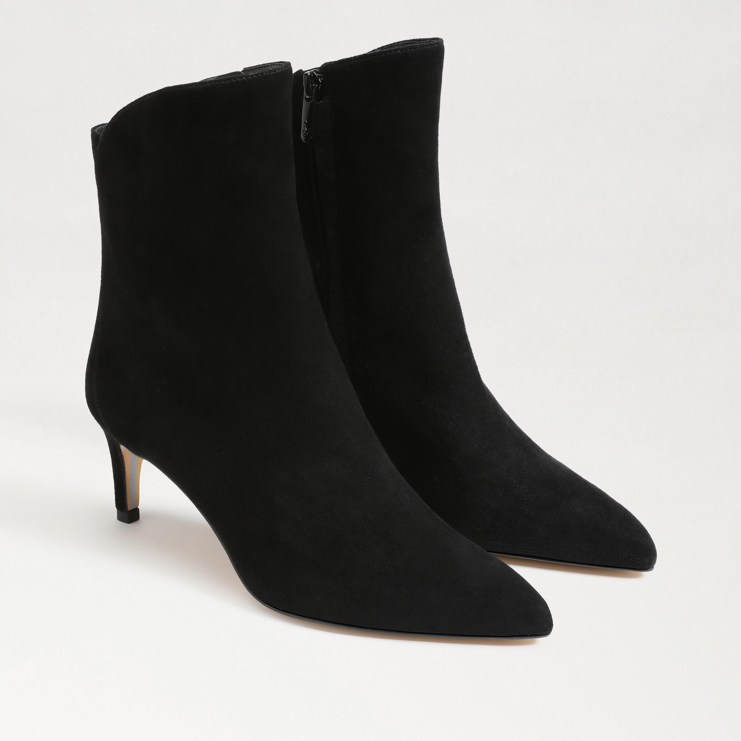 Womens Usha Suede Point-Toe Booties product image