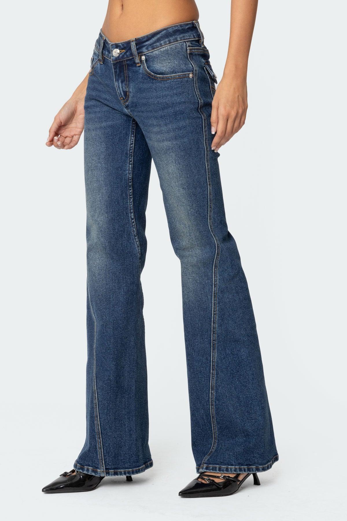 Colton Boot Cut Low Rise Jeans Product Image