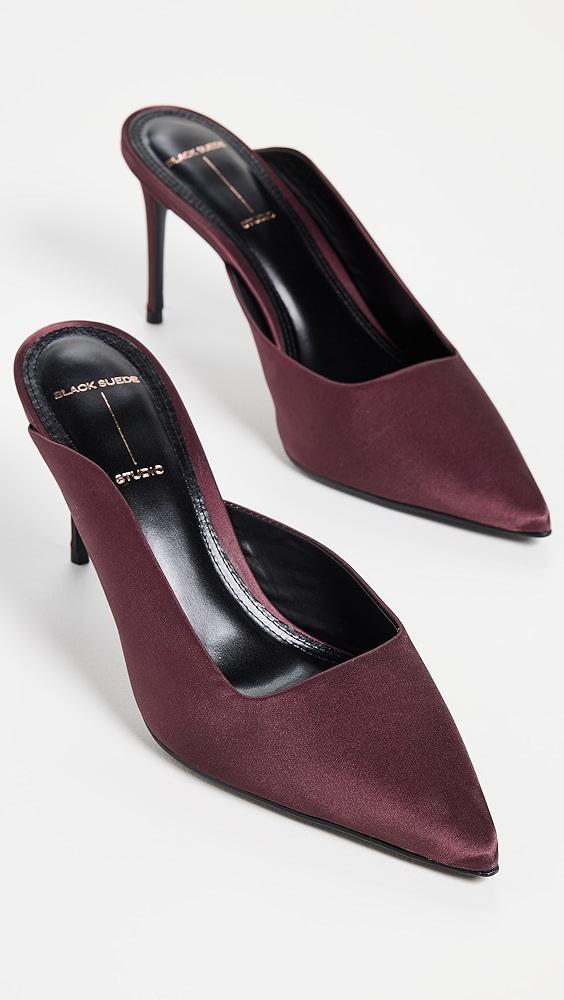 Black Suede Studio Icon 80mm Pumps | Shopbop Product Image