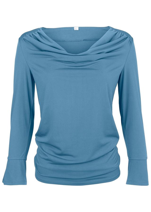 Cowl Neck Blouse - Niagara Product Image