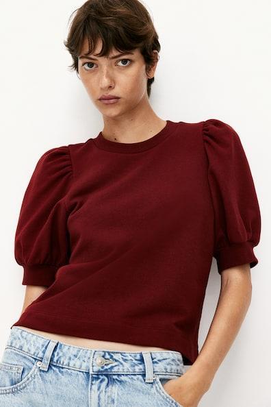 Puff-Sleeved Top Product Image