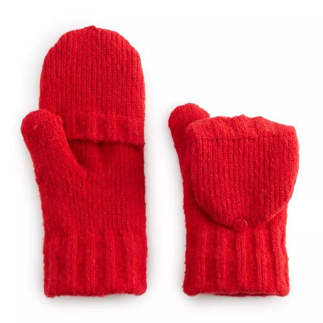 Womens Sonoma Goods For Life Cozy Flip-Top Mittens Product Image