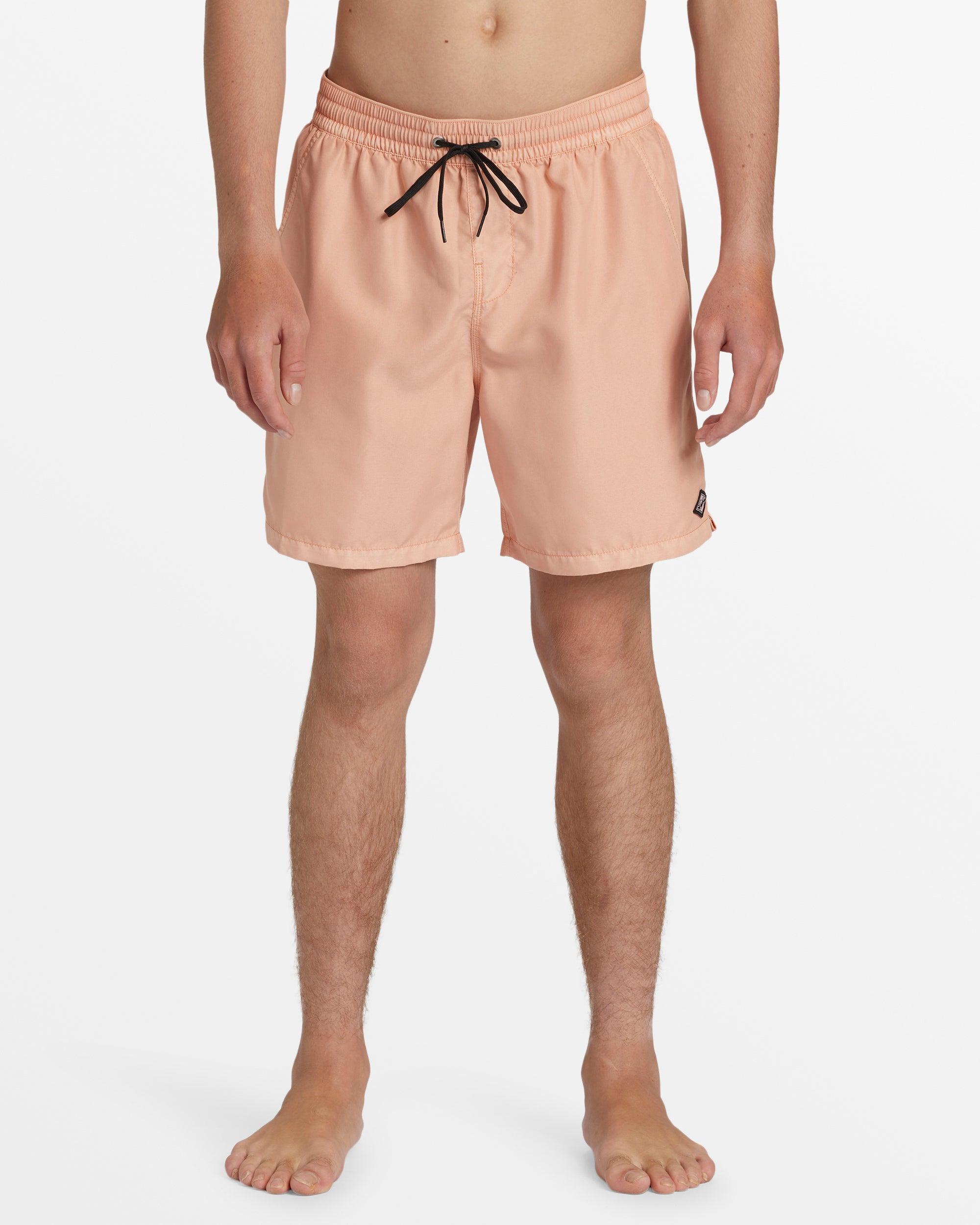 All Day Overdyed Layback 17" Swim Trunks - Dusty Melon Male Product Image