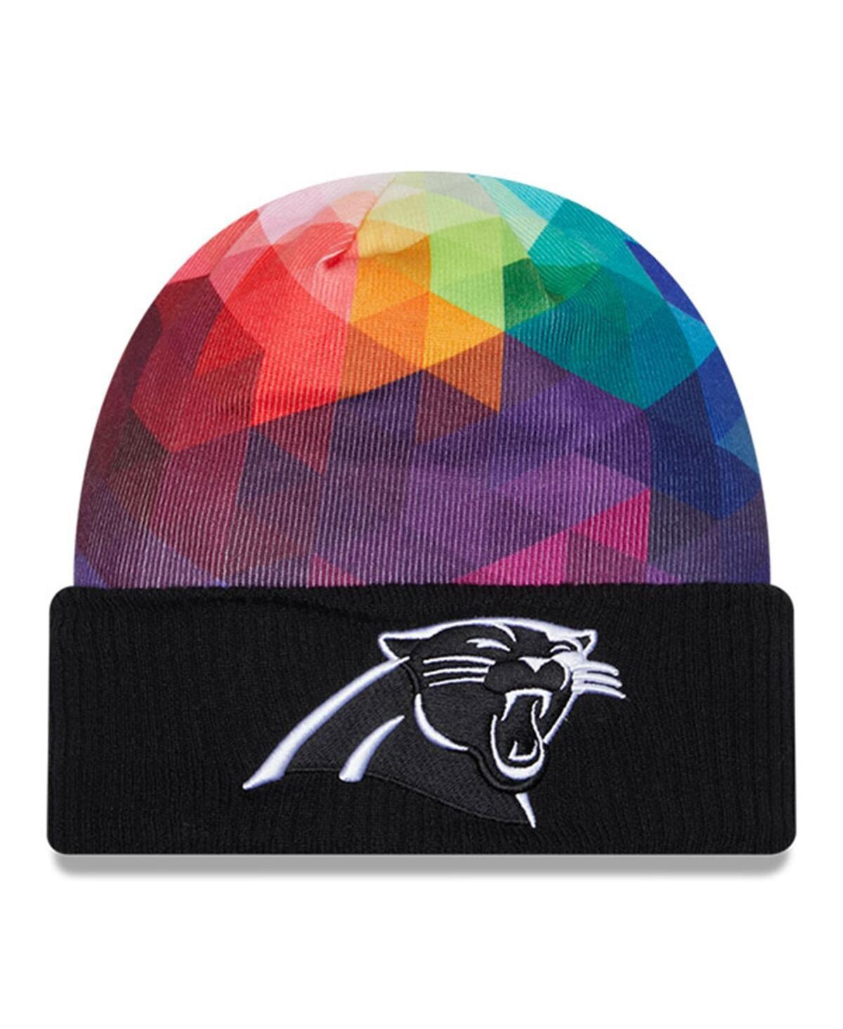 Mens New Era Carolina Panthers 2023 NFL Crucial Catch Cuffed Knit Hat Product Image