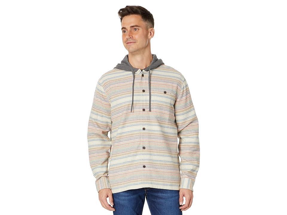 Billabong Baja Flannel (Oyster) Men's Clothing Product Image