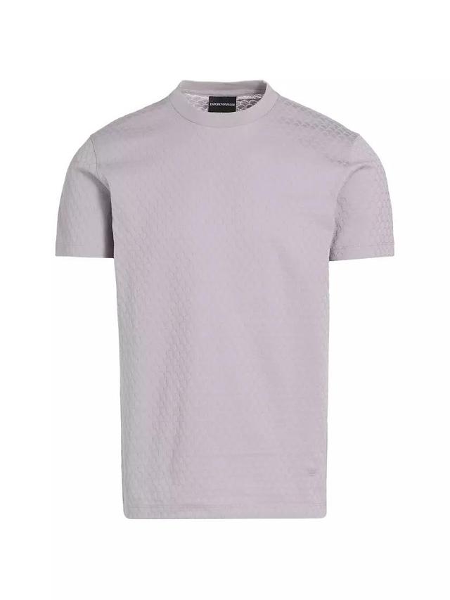 Textured Cotton Short-Sleeve T-Shirt Product Image