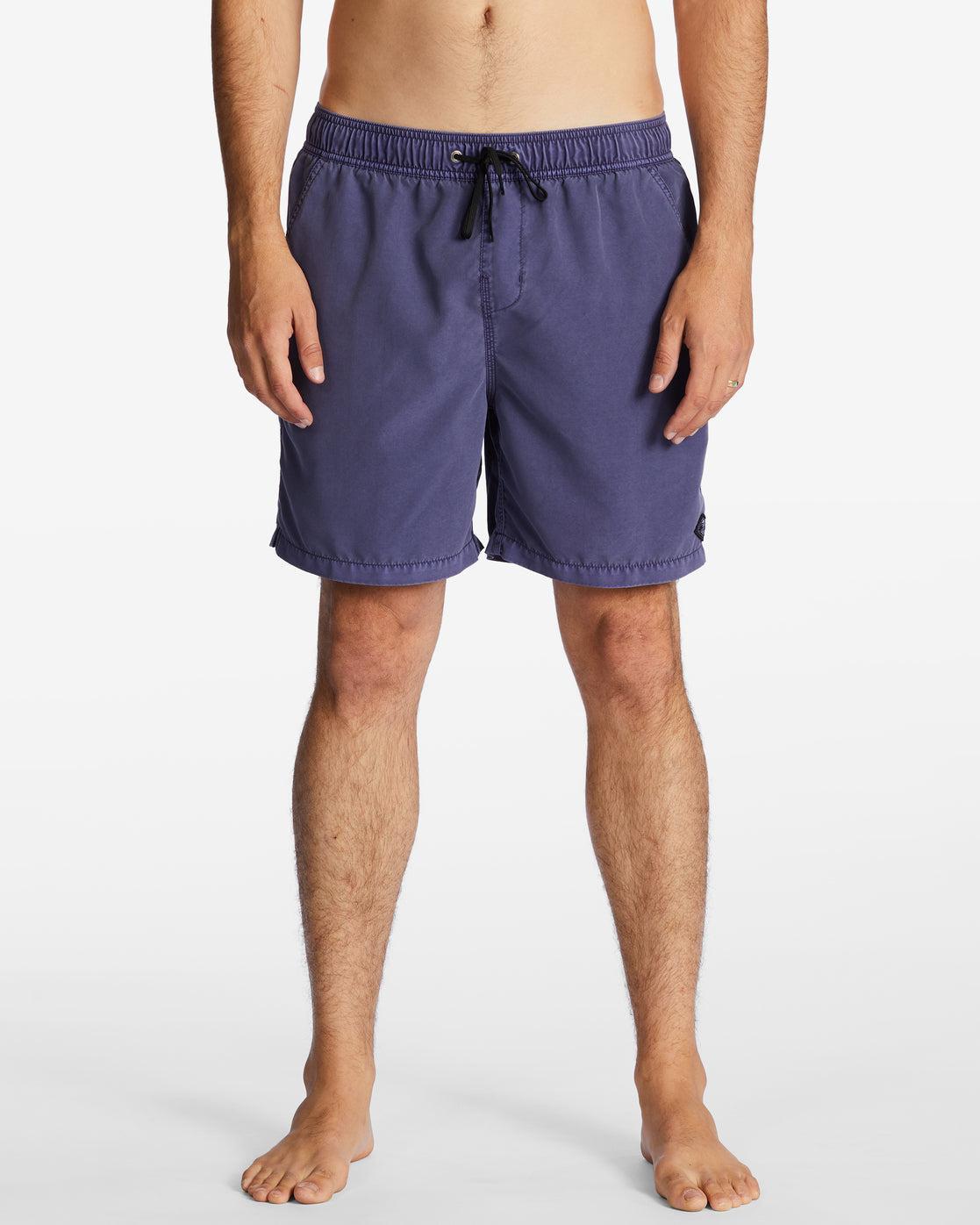 All Day Layback 17" Swim Trunks - Dusty Grape Male Product Image