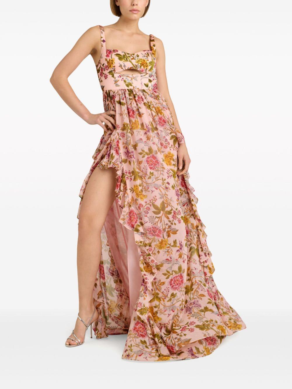 Cinq A Sept Xiomara Gown In Soft Pink Product Image