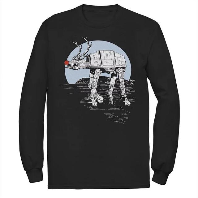 Mens Star Wars Rudolph ATAT Walker Christmas Tee Product Image