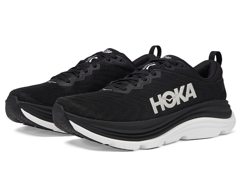 Hoka Men's Gaviota 5 White) Men's Running Shoes Product Image