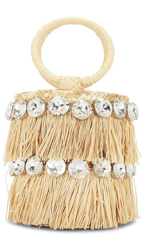 BTB Los Angeles Liv Bucket Bag in Beige. Product Image