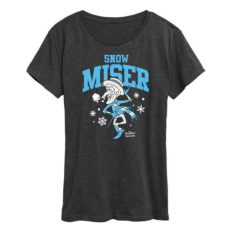 Womens The Year Without Santa Claus Snow Miser Graphic Tee, Girls Blue Product Image