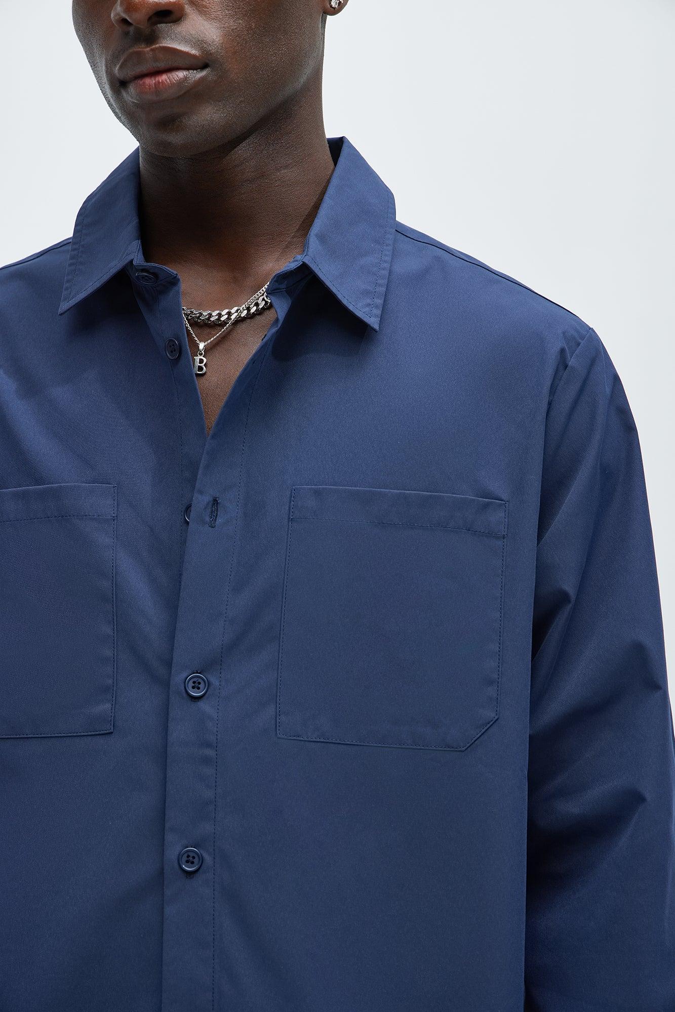 Ansel Tech Shirt - Navy Product Image