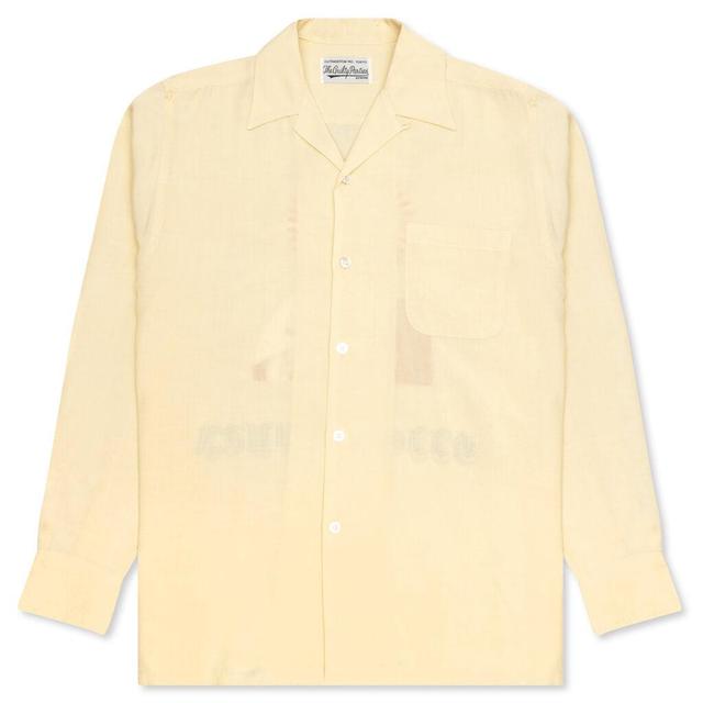 L/S 50's Shirt Type-3 - Yellow Male Product Image