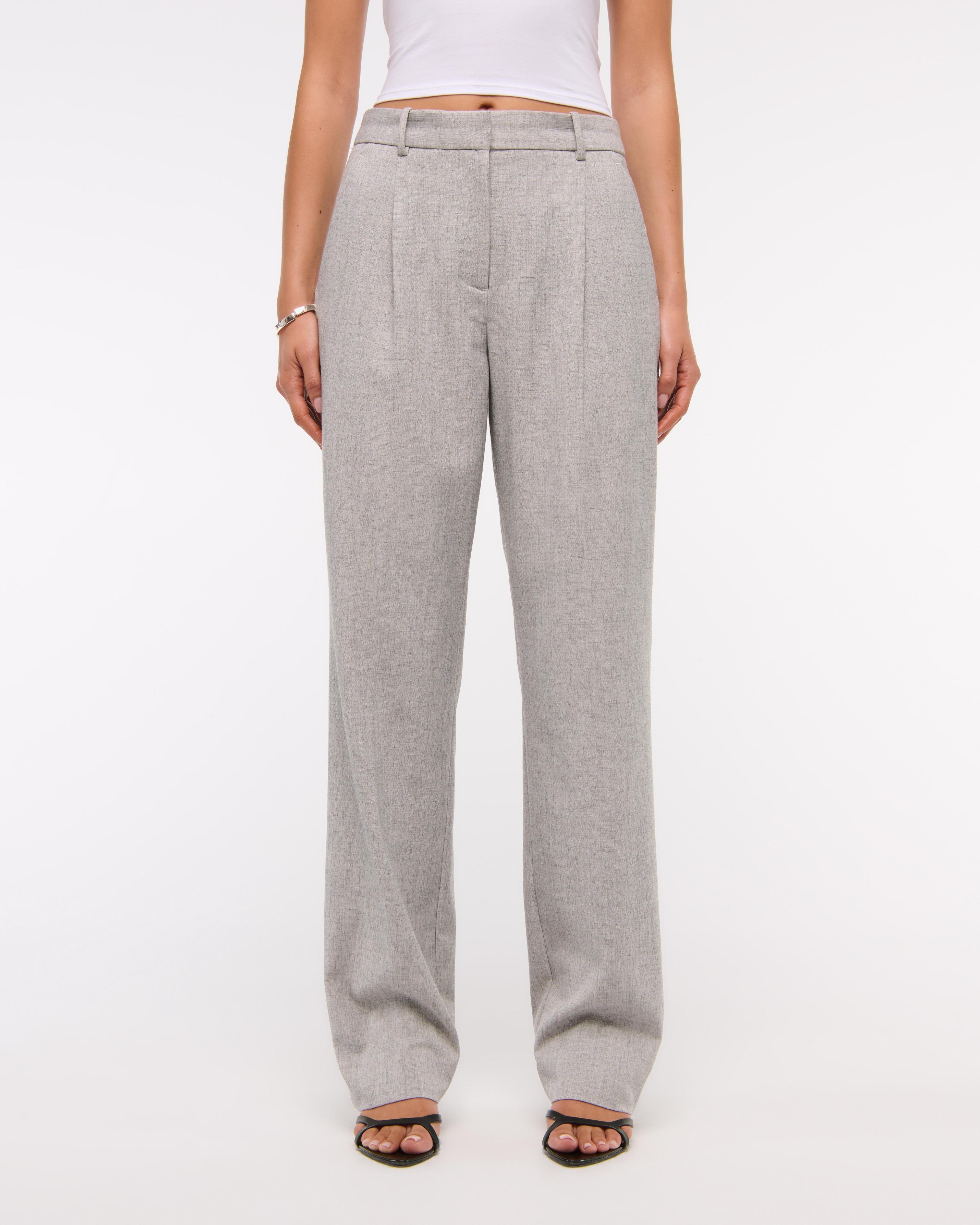 A&F Quinn Tailored Straight Pant Product Image