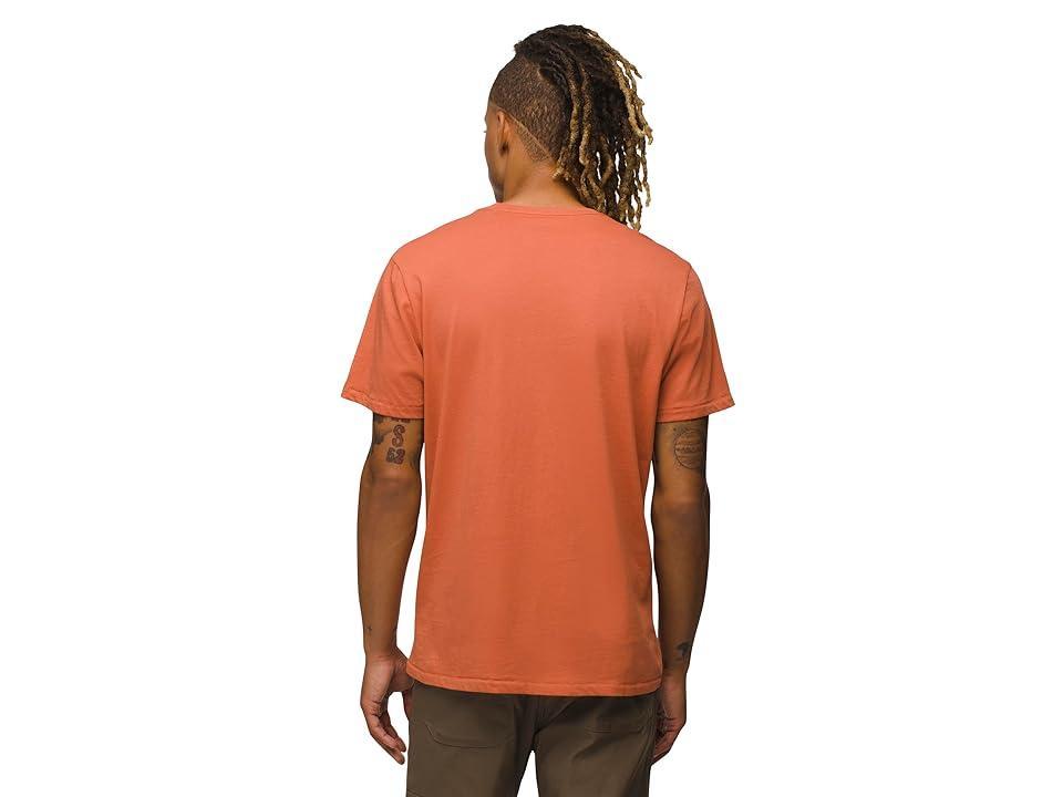 Prana Everyday SS Tee (Terracotta) Men's T Shirt Product Image