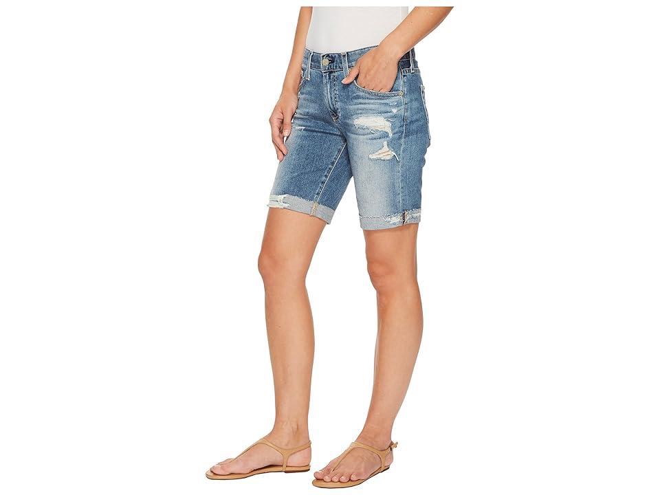 Womens Nikki Relaxed Skinny Denim Shorts Product Image