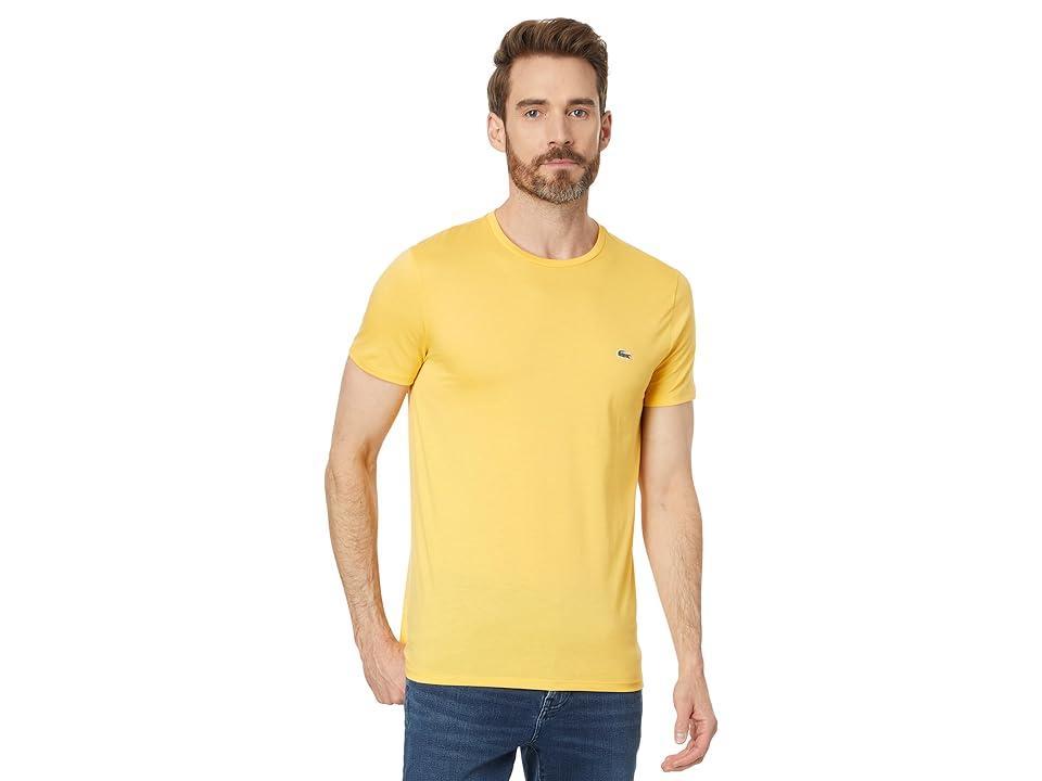 Lacoste Short Sleeve Pima Crewneck Tee (Tank ) Men's T Shirt Product Image