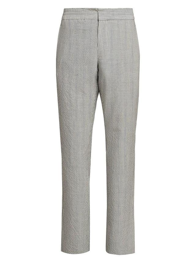 Mens Seersucker Wool-Blend Pants Product Image