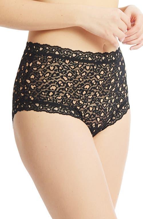 Hanky Panky Leopard Cross-Dye High Waist Boyshorts Product Image