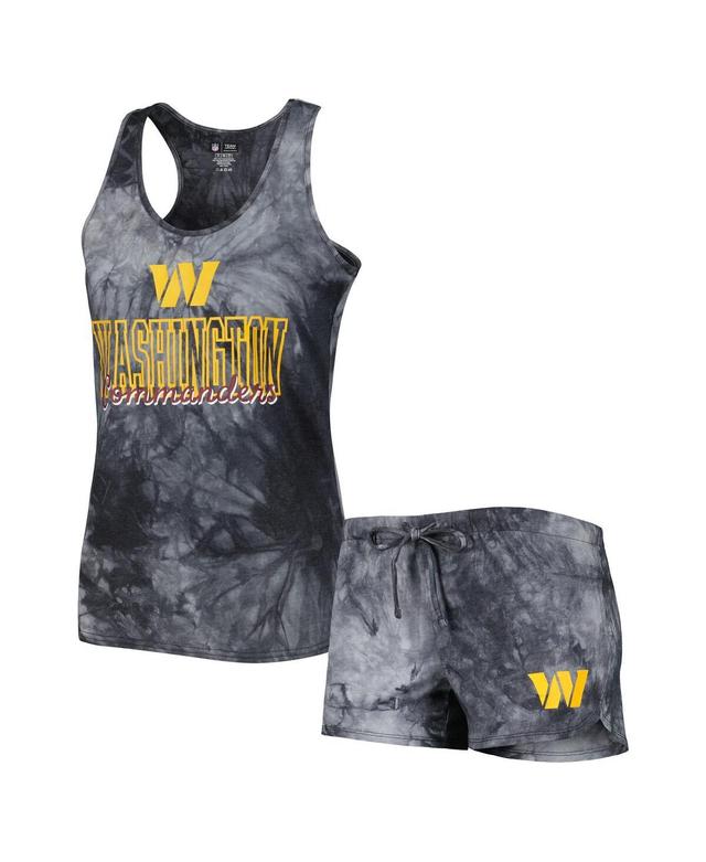 Womens Concepts Sport Charcoal Washington Commanders Billboard Scoop Neck Racerback Tank and Shorts Sleep Set Product Image