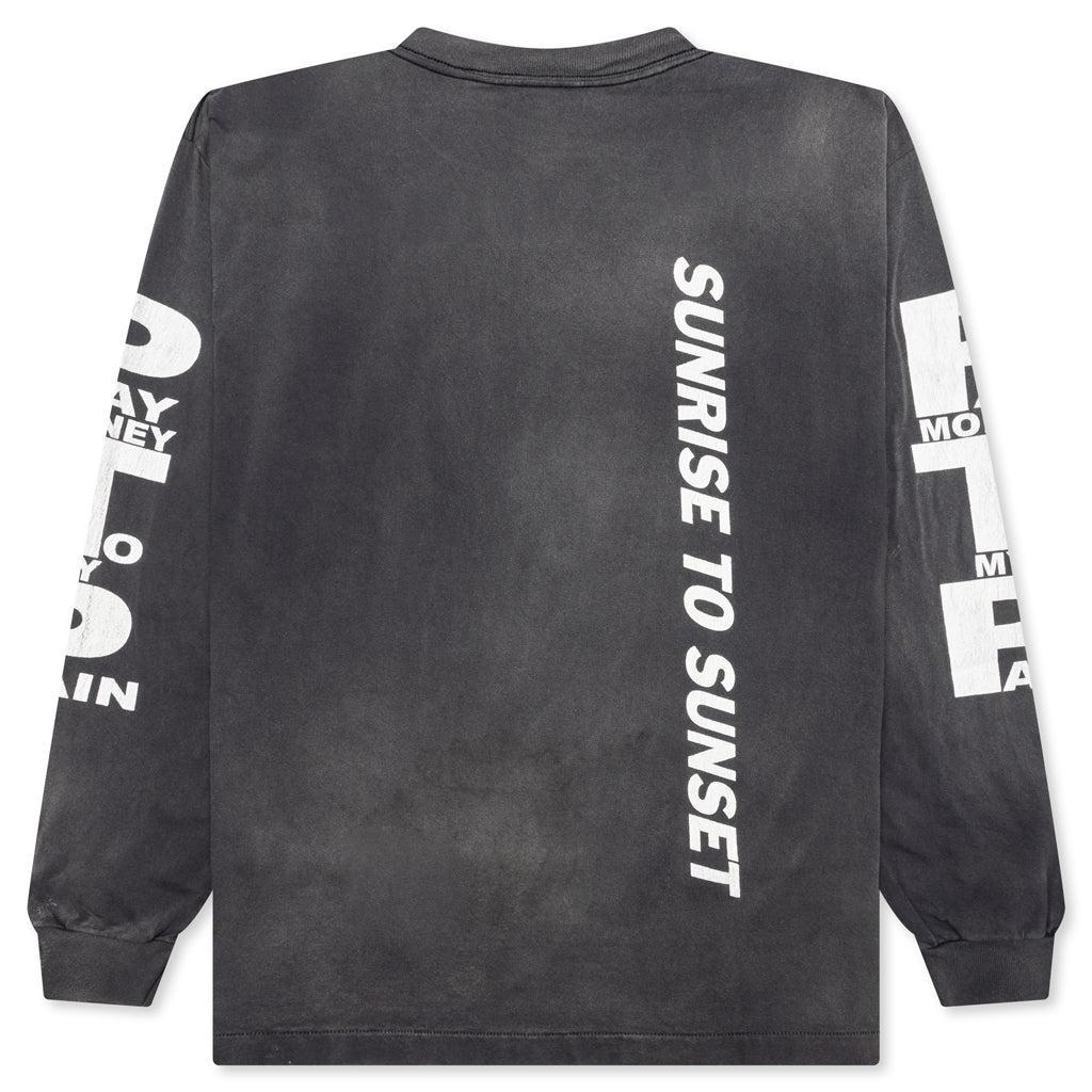 Saint Michael x Pay Money To My Pain SR To SS L/S Tee - Black Male Product Image