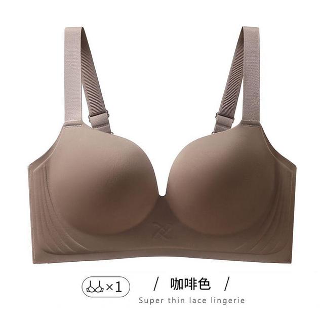 Seamless Plain Bra Product Image