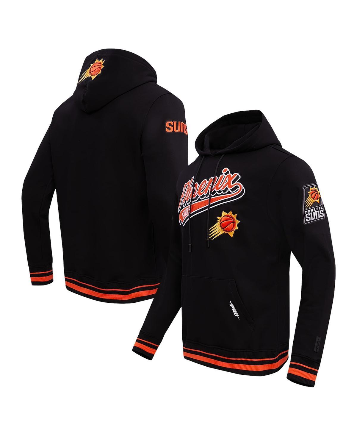 Mens Pro Standard Black Phoenix Suns Script Tail Pullover Hoodie Product Image