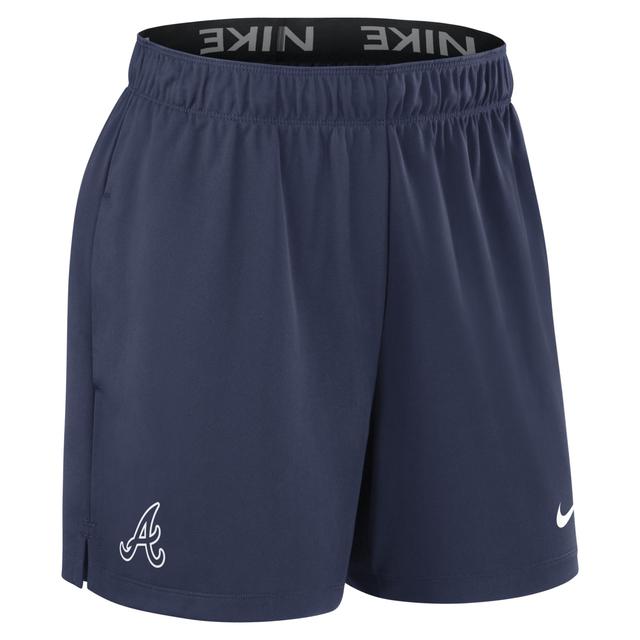 Atlanta Braves Authentic Collection Practice Nike Women's Dri-FIT MLB Shorts Product Image