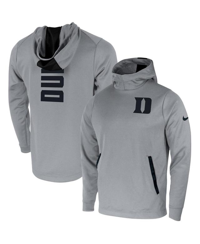 Mens Nike Gray Georgia Bulldogs 2-Hit Performance Pullover Hoodie Product Image