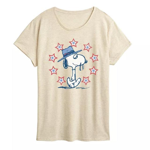 Womens Peanuts Spike Americana Graphic Tee Product Image