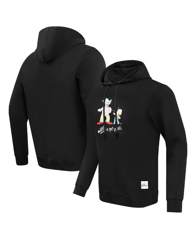 Mens Freeze Max Black The Simpsons Krusty Not A Role Model Pullover Hoodie Product Image