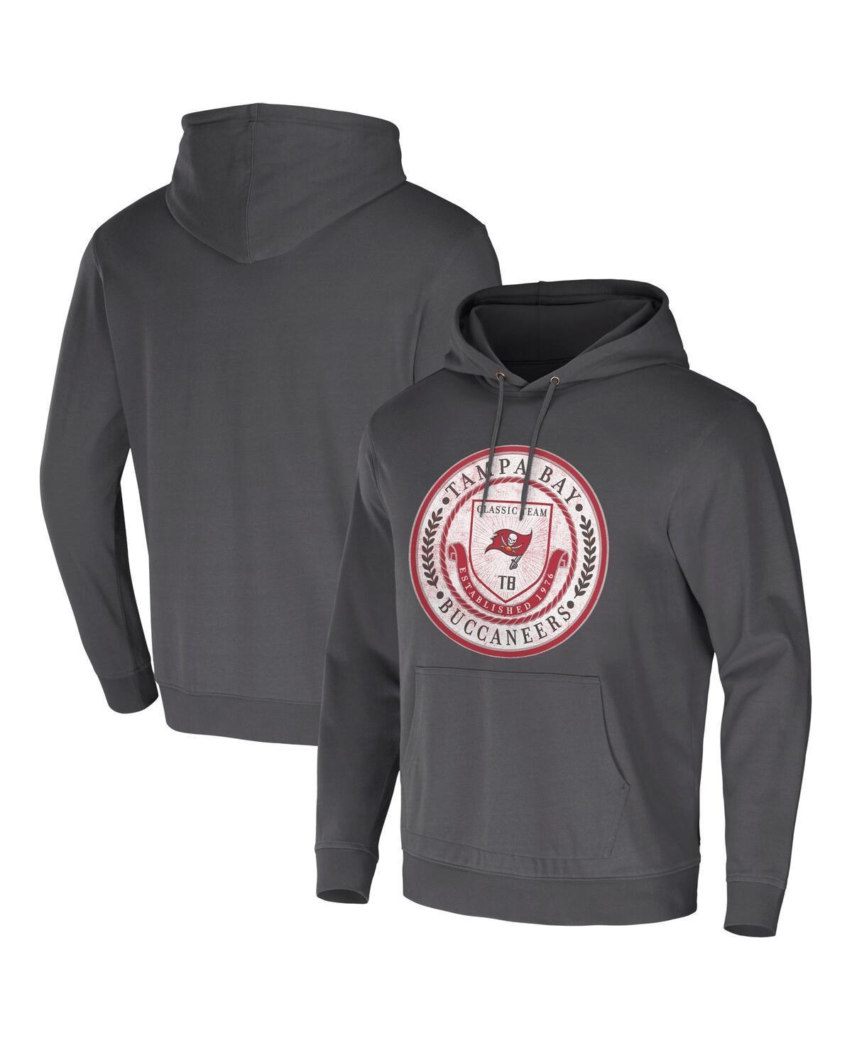 Mens Nfl x Darius Rucker Collection by Fanatics Charcoal Tampa Bay Buccaneers Washed Pullover Hoodie Product Image