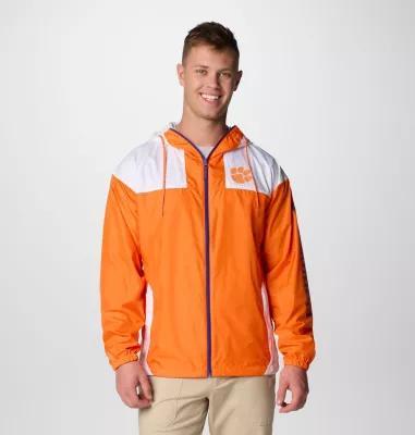 Columbia Mens Collegiate Flash Challenger II Windbreaker - Clemson- Product Image