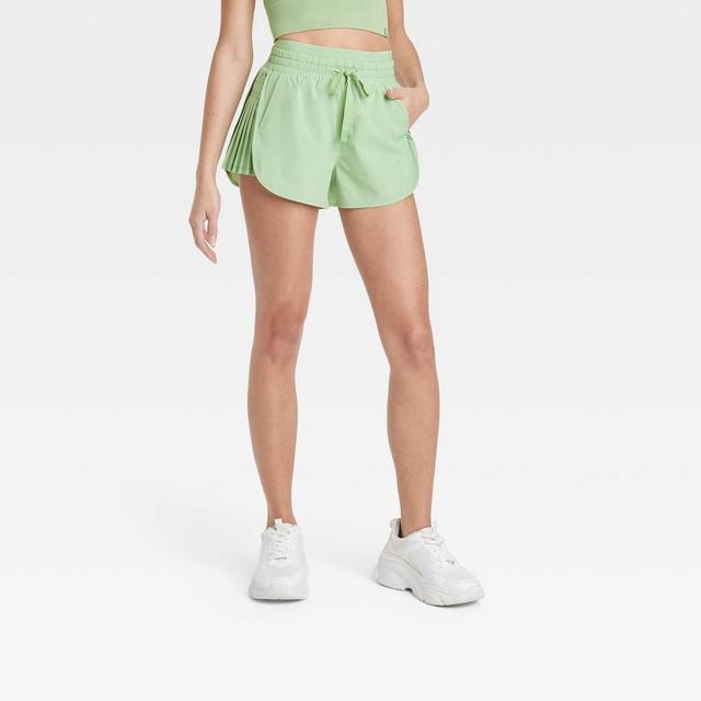 Womens High-Rise Pleated Side Shorts 2.5 - JoyLab XXL Product Image