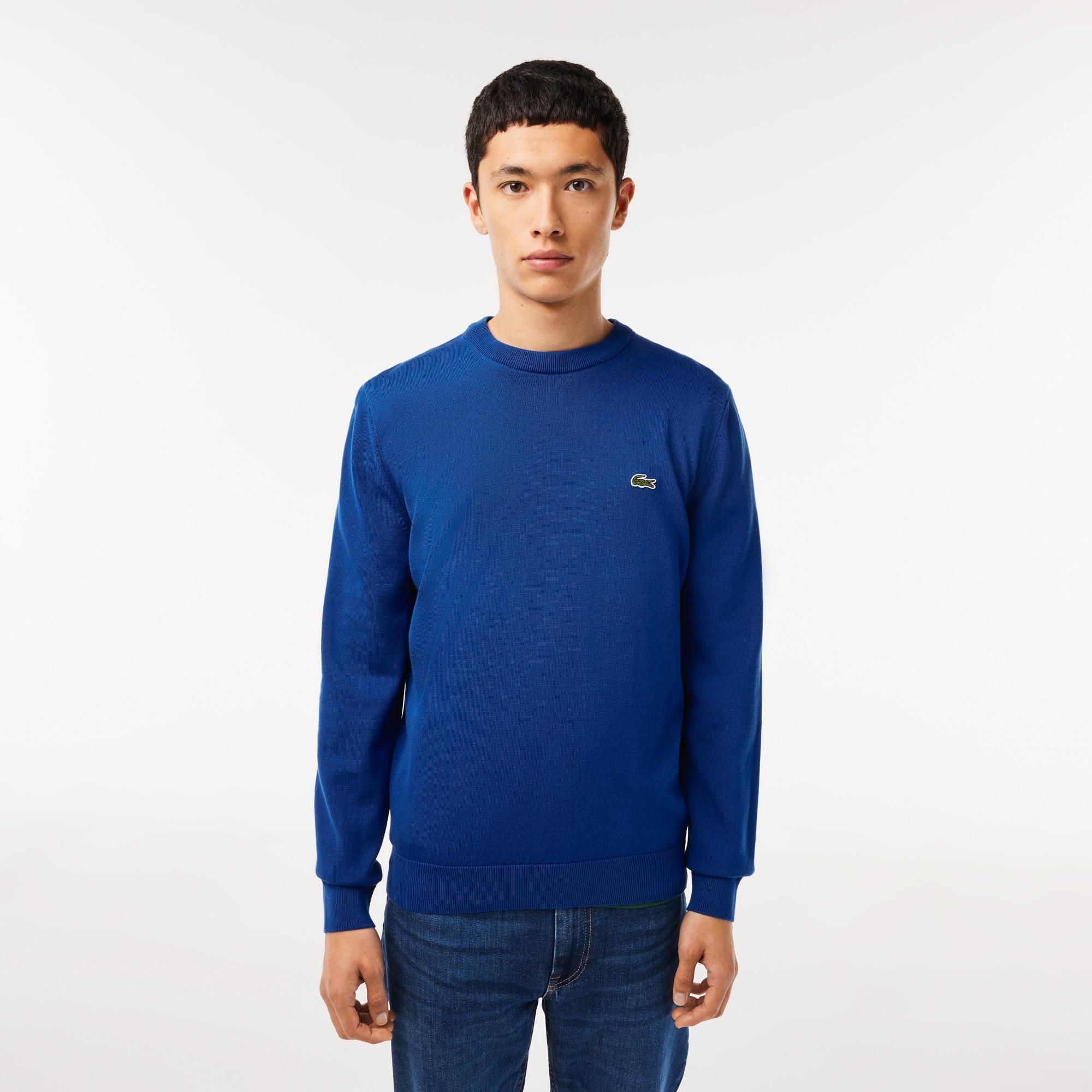 Crew Neck Cotton Sweater Product Image