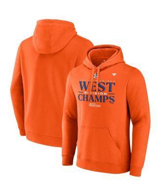 Mens Fanatics Orange Houston Astros 2023 Al West Division Champions Locker Room Pullover Hoodie Product Image