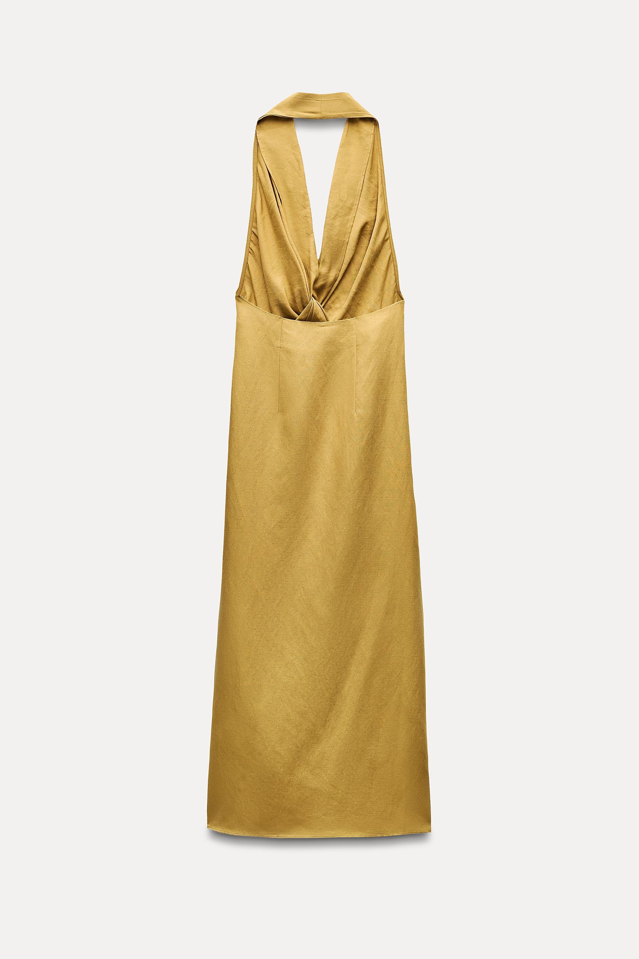 DRAPED HALTER DRESS ZW COLLECTION Product Image