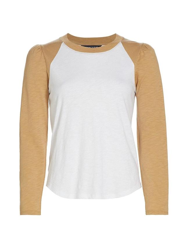 Womens Mason Raglan-Sleeve Baseball T-Sirt Product Image