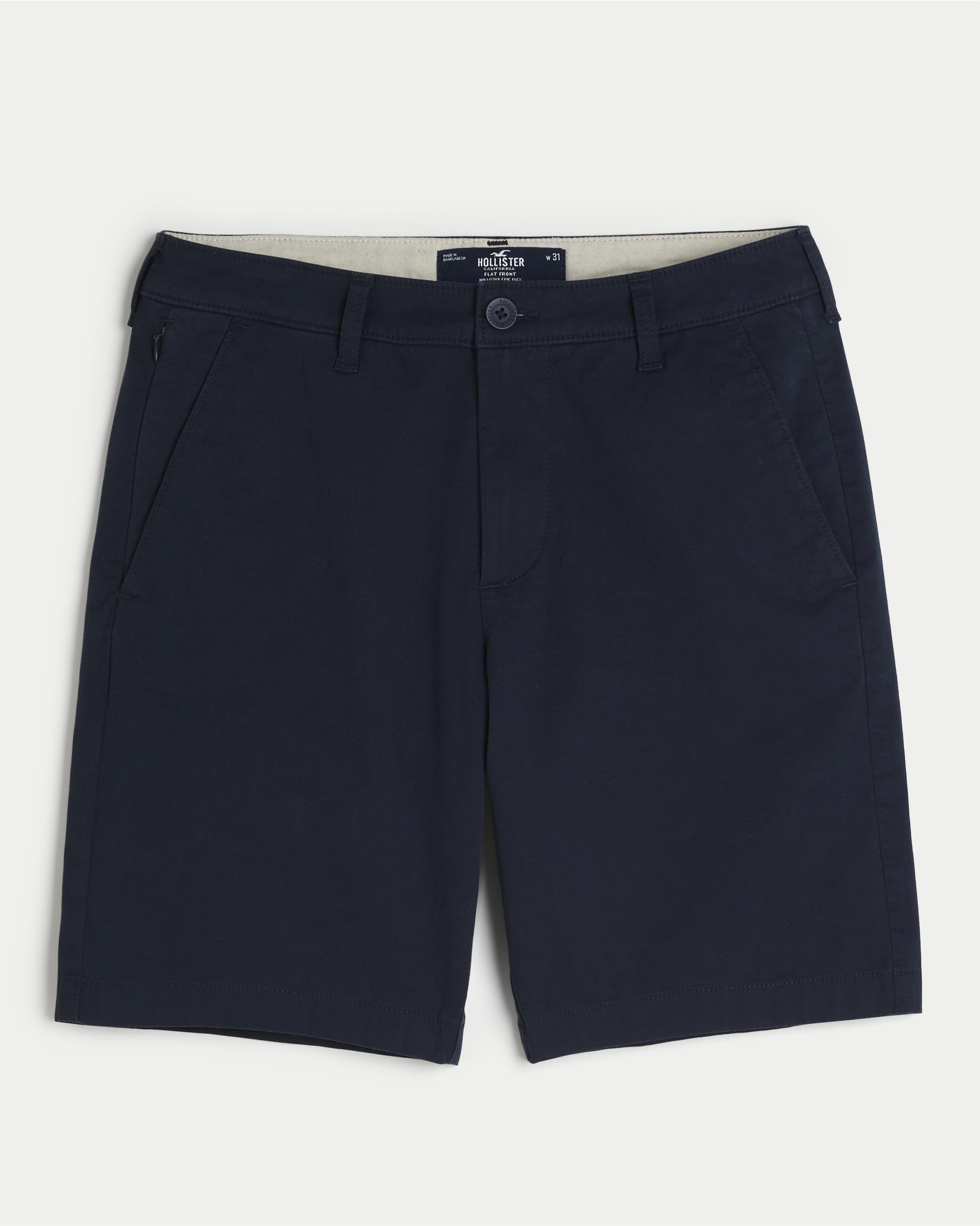 Twill Flat-Front Shorts 9" Product Image