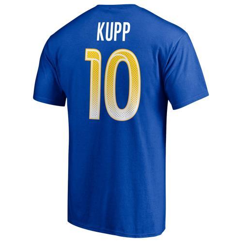 Mens Fanatics Branded Cooper Kupp Royal Los Angeles Rams Player Icon Name & Number T-Shirt Product Image