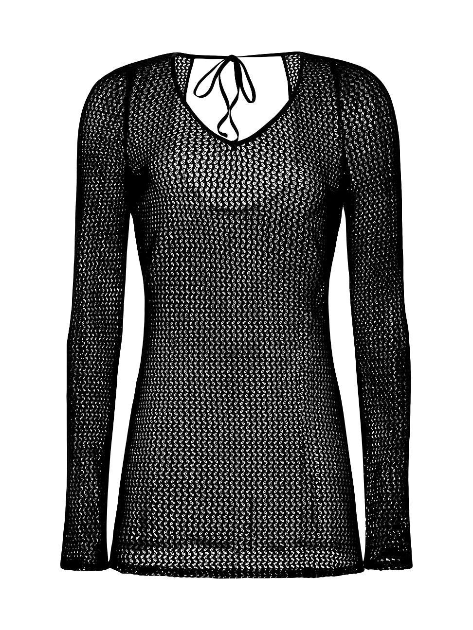 Womens Marieta Crochet Cover-Up Minidress Product Image