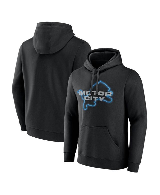 Mens Fanatics Branded Detroit Lions Motor City Muscle Pullover Hoodie Product Image