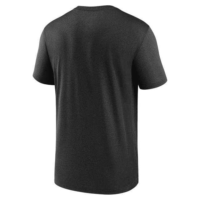 Mens Nike Charcoal Dallas Cowboys Wordmark Legend Performance T-Shirt Grey Product Image