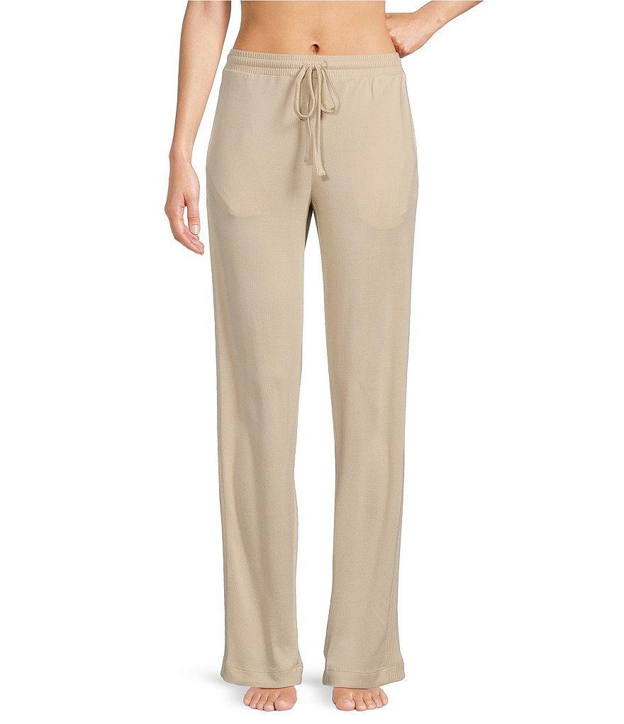 N By Natori Brushed Knit Coordinating Tapered Lounge Pant Product Image