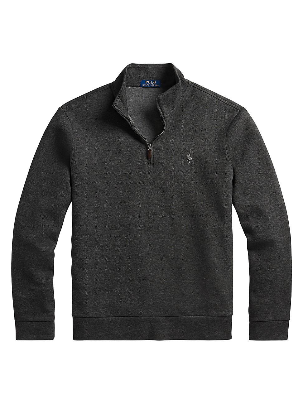 Mens Double-Knit Half-Zip Sweater Product Image