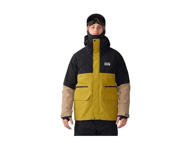 Mountain Hardwear First Tracks Jacket (Dark Bolt/Trail Dust) Men's Clothing Product Image