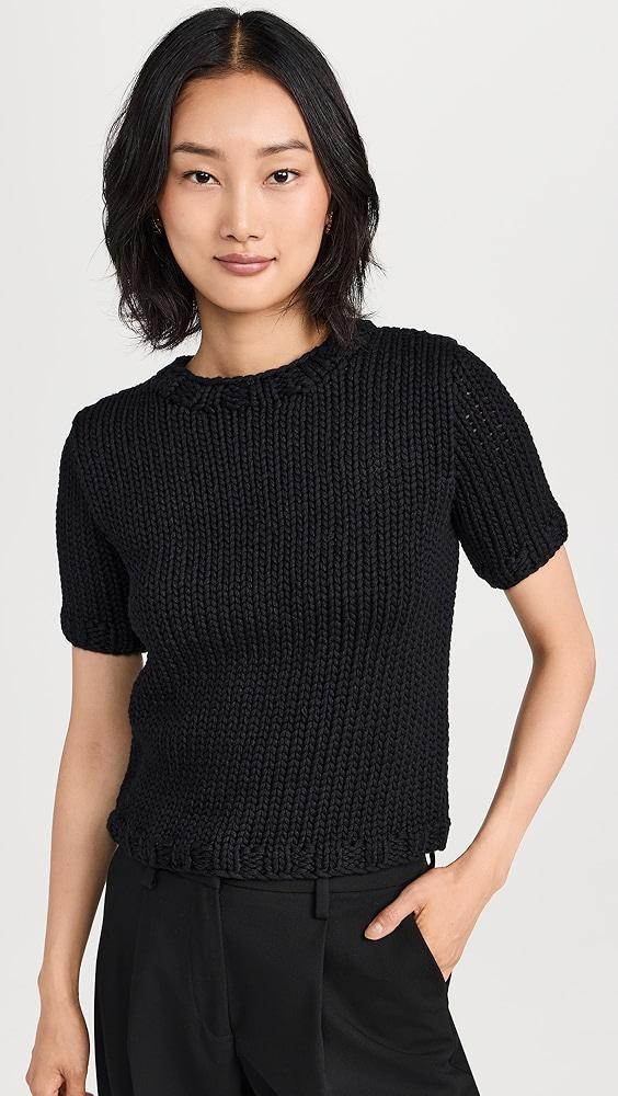 CO Shrunken Knit Tee | Shopbop Product Image