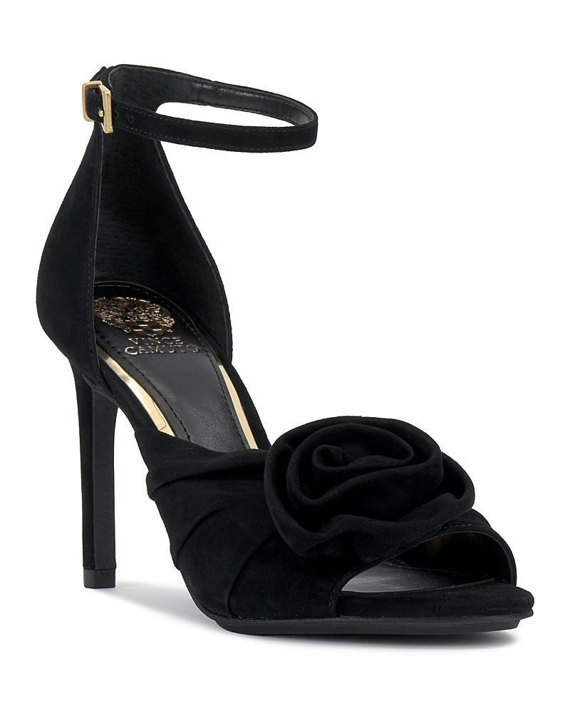 Vince Camuto Womens Autumn Flower Embellished High Heel Sandals Product Image